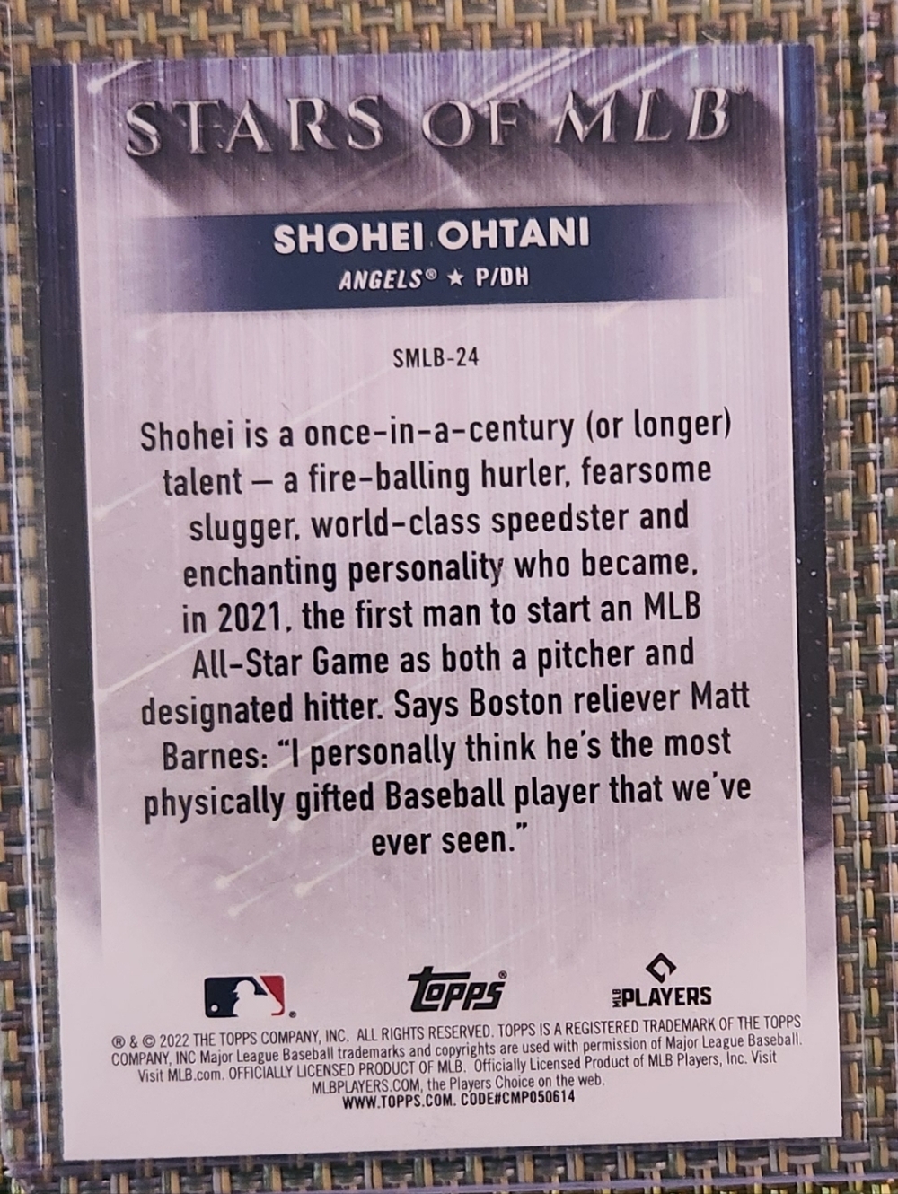 Shohei Ohtani Holograph Baseball Card - Picture 2 of 2